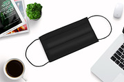 FACE MASK PROTECTION PSD MOCKUP, a Mask Mockup by Moonlight Creative (Thumbnail 3 of 5)