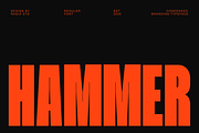 Hammer Condensed Typeface Font, a Sans Serif Font by Rasio Studio (Thumbnail 1 of 9)