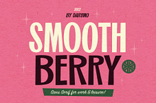 SmoothBerry | Playful Retro Font