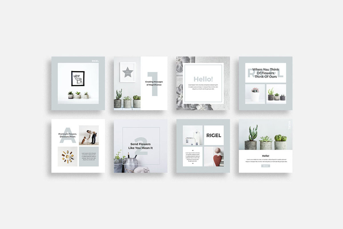 Rigel Social Media Pack, a Social Media Template by SlideStation (Photo 2 of 10)