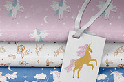 Unicorn pattern + BONUS 98 elements, a Pattern Graphic by Lineli (Thumbnail 9 of 11)