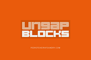 Ungap Blocks_50% off intro offer, a Sans Serif Font by vectalex (Thumbnail 1 of 5)
