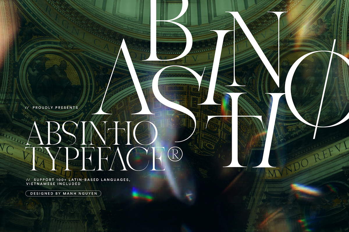 ABSINTIO - Stylish Classic Typeface, a Serif Font by One Pillar Studio (Photo 1 of 8)