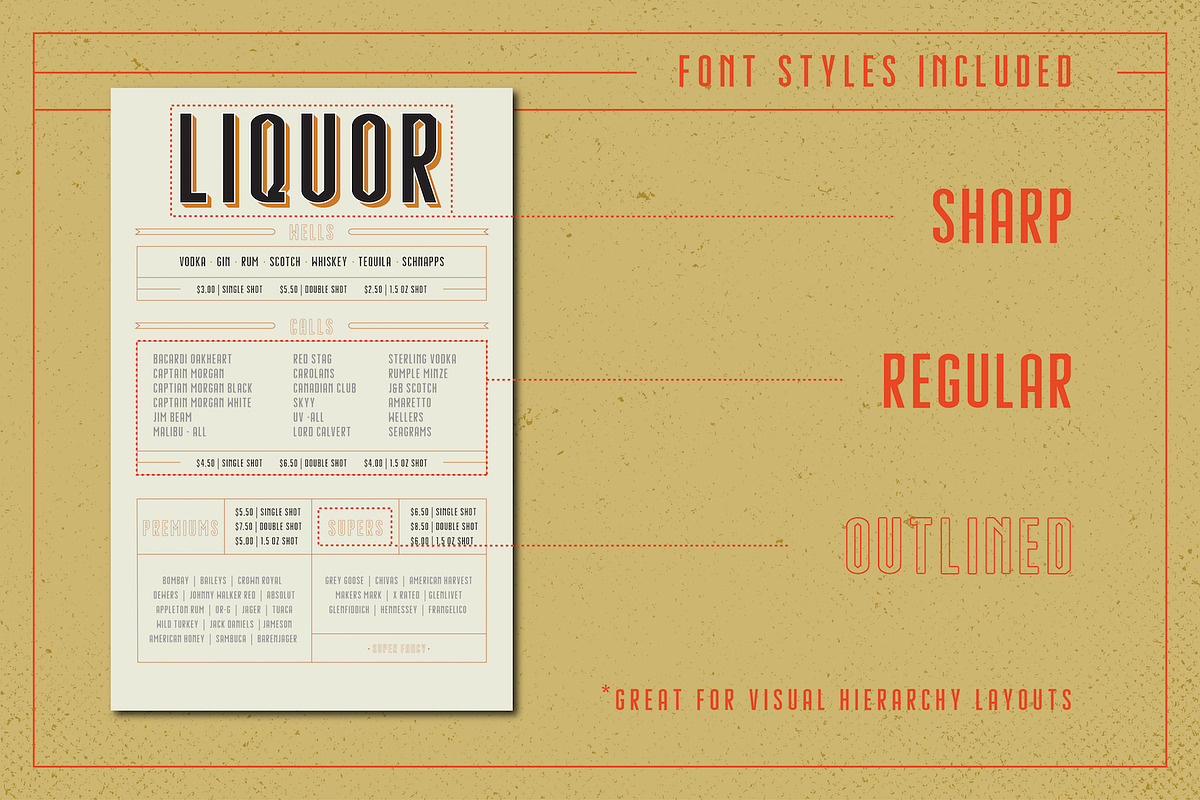 Home Brewed Bold - Industrial Font preview 3