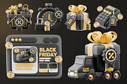 Black Friday Icon 3D Pack, an Object 3D Model by Haps Space (Thumbnail 5 of 5)