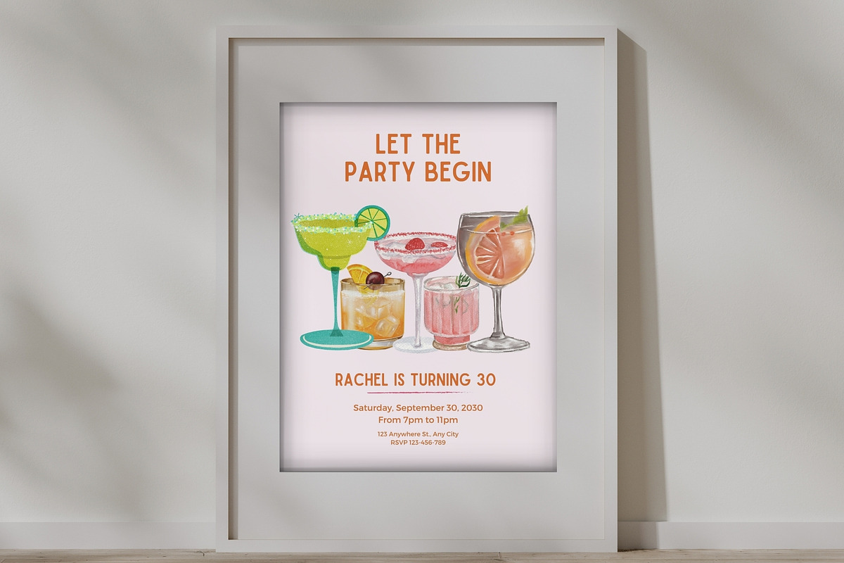 Birthday Invitation Templates, an Invitation Template by Pixels By V (Photo 3 of 6)