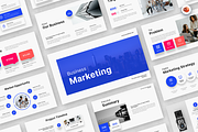 Business Marketing PowerPoint, a Presentation Template by Biwarastudio (Thumbnail 1 of 5)