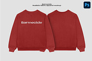 SWEATSHIRT MOCKUP, a Shirt Mockup by Barmecide Mockup Studio (Thumbnail 1 of 3)