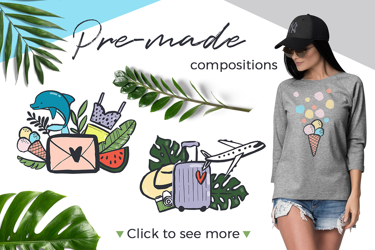 Summer fun - ink design creator, an Object Graphic by Beauty Drops (Photo 8 of 9)