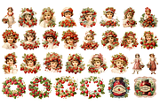 Vintage Strawberry Clipart, an Object Illustration by Digital Xpress (Thumbnail 2 of 7)