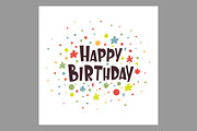 Happy Birthday Card, a Card Template by Greeek (Thumbnail 1 of 2)