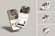 iPhone 17 Pro Screen Mockup, an iPhone Mockup by graphicsecond (Thumbnail 1 of 7)