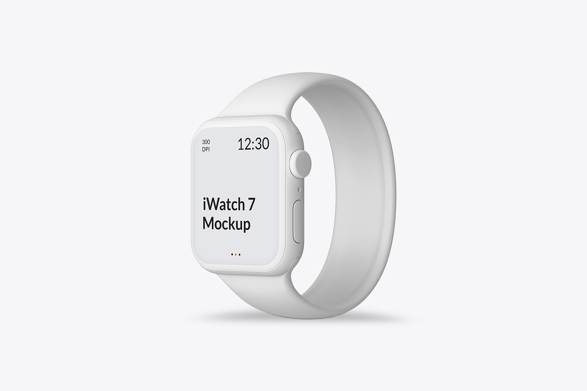 Apple iWatch Clay Mockup, a Product Mockup by Mockupdaddy (Photo 5 of 11)