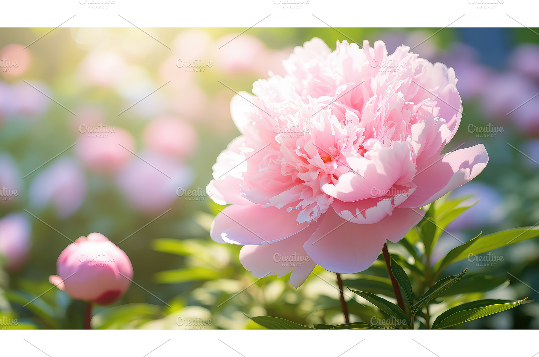petal garden flower background ai, a Nature Photo by pikepicture
