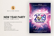 New Year Party, a Flyer Template by What a Story (Thumbnail 1 of 5)
