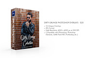Dirty Grunge Photoshop Overlays, a Plug-in Add-On by FixThePhoto (Thumbnail 2 of 34)