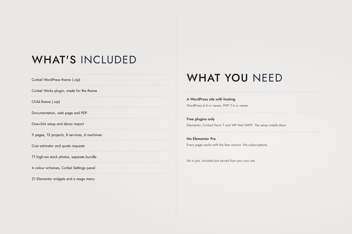 Corbel Architecture Elementor Theme, a WordPress Template by Tomasz Ganclerz (Photo 34 of 42)