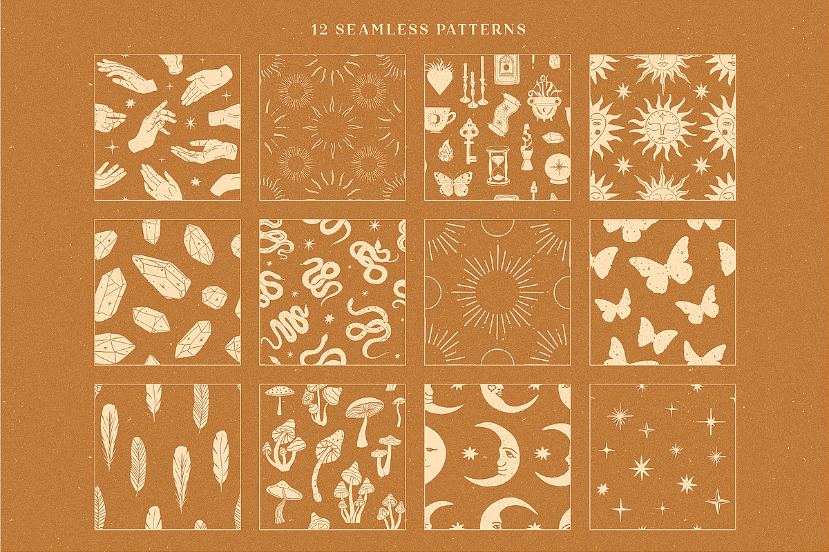 Retro Mystic Graphics Pack, an Object Graphic by Ayya Studio (Photo 13 of 16)