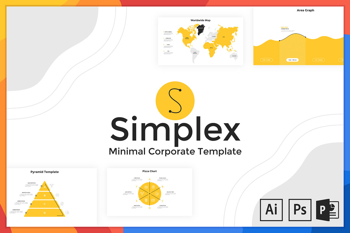 The Simplex. Corporate Template, a Presentation Template by Andrew Kras Design (Photo 1 of 9)