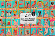 Artsy Girls: Paper Doll Collection, an Animal Illustration by NiiiNArt (Thumbnail 1 of 8)