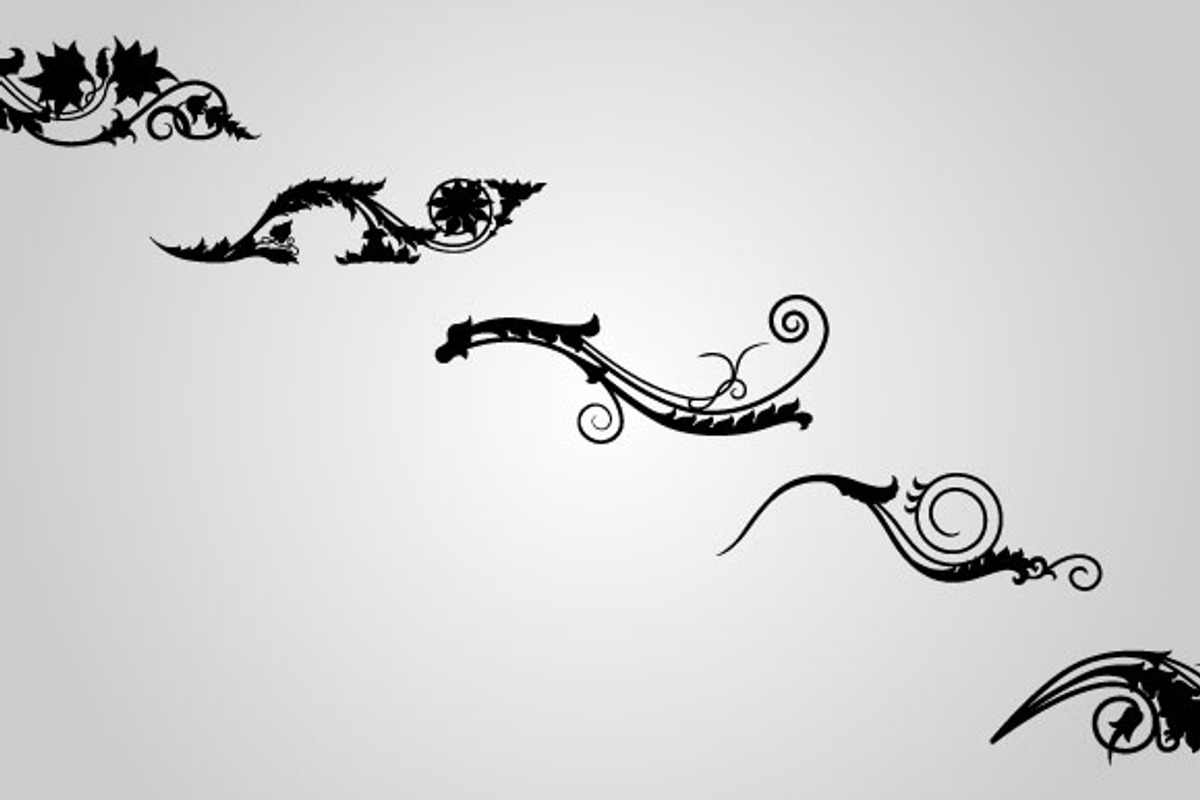 50 Ornamental Flourishes (Vector), an Object Graphic by BIOWORKZ (Photo 5 of 5)