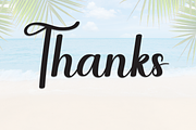 Simple Beach | Script Font, a Handwritten Font by Scratchones (Thumbnail 8 of 8)