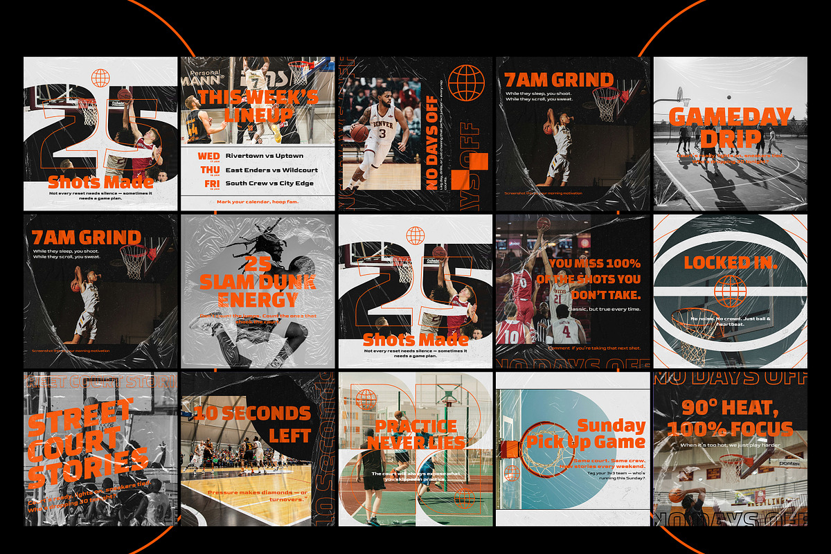 Urban Hoop Instagram Template, a Social Media Template by Nenjo Studio (Photo 3 of 5)