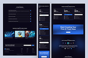 AI Music Generator Website UI Figma, an UI Kit Template by peterdraw (Thumbnail 5 of 7)