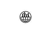 Minimalist Global Investment Logo, a Branding & Logo Template by Luxury Logos (Thumbnail 3 of 4)