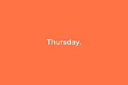 Thursday Portfolio Theme - HTML/CSS, a Templates & Theme by alexvanderzon (Thumbnail 1 of 2)