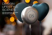 3D Latex and Mylar Balloons Mockup, a Household Mockup by Silver Moon Design School (Thumbnail 3 of 3)
