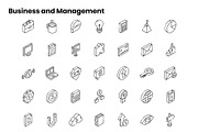 2000+ Isometric Icons Set, an Outline Icon by Brickclay (Thumbnail 34 of 37)