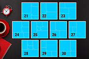 30 Square Photo Collage Templates, a Templates & Theme by DickyJiang Illustrations (Thumbnail 4 of 6)