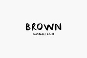 Brown Now Modern Handwritten Font, a Font by Andika Fez (Thumbnail 8 of 10)
