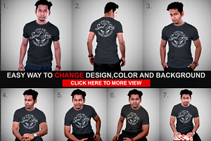 Mens Tshirt Mockup Vol-1 Bundle