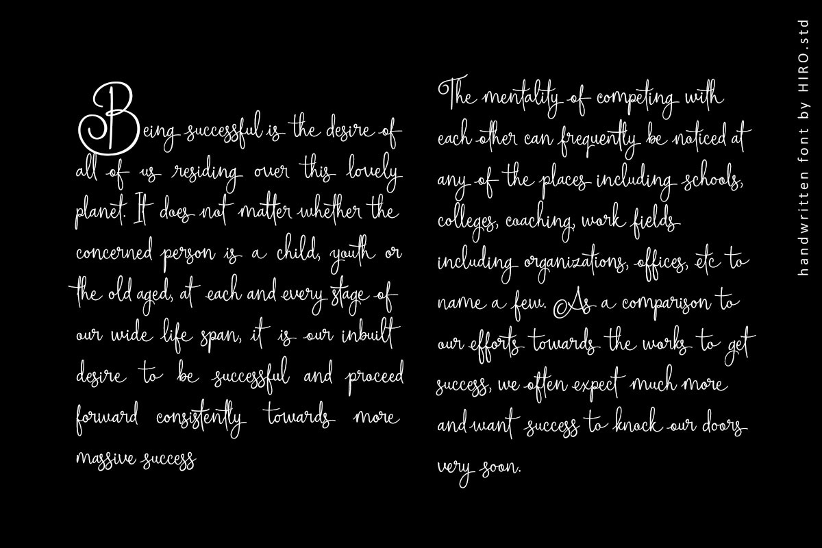 Homogenic - Script Font, a Script Font by HIRO.std (Photo 12 of 14)