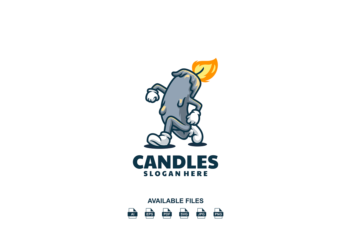 Candle Logo, a Design Template by artchiles_design