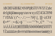 CS Damon – Condensed Font, a Serif Font by Craft Supply Co. (Thumbnail 6 of 8)