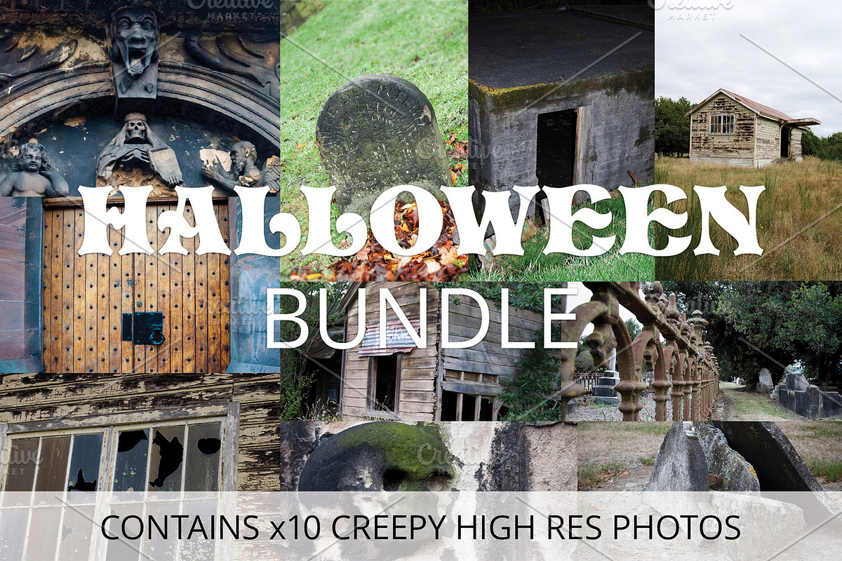 Spooky Halloween Photo Bundle preview 6