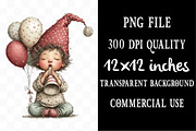 Whimsical Happy Birthday Clipart, an Illustration by Designking (Thumbnail 4 of 5)