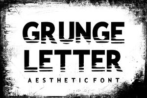 Grunge Letter, a Font by Limited.studio