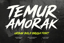 Temur Amorak Urban Bold Brush Font