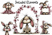 Whimsical Spring Easter Clipart, an Illustration by cherrydesign (Thumbnail 2 of 4)