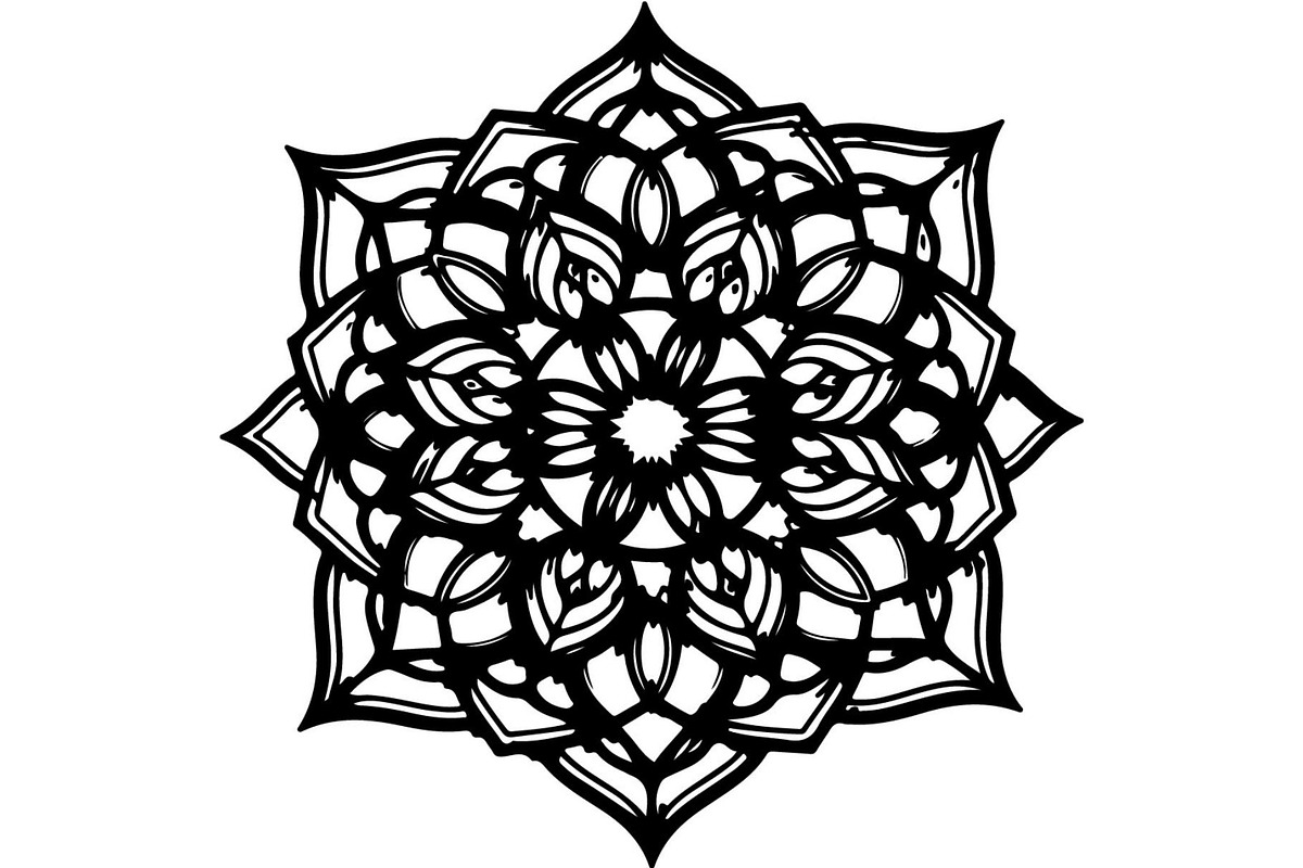 Floral Mandala Bundle, a Decorative Illustration by Designer_Momina (Photo 4 of 20)