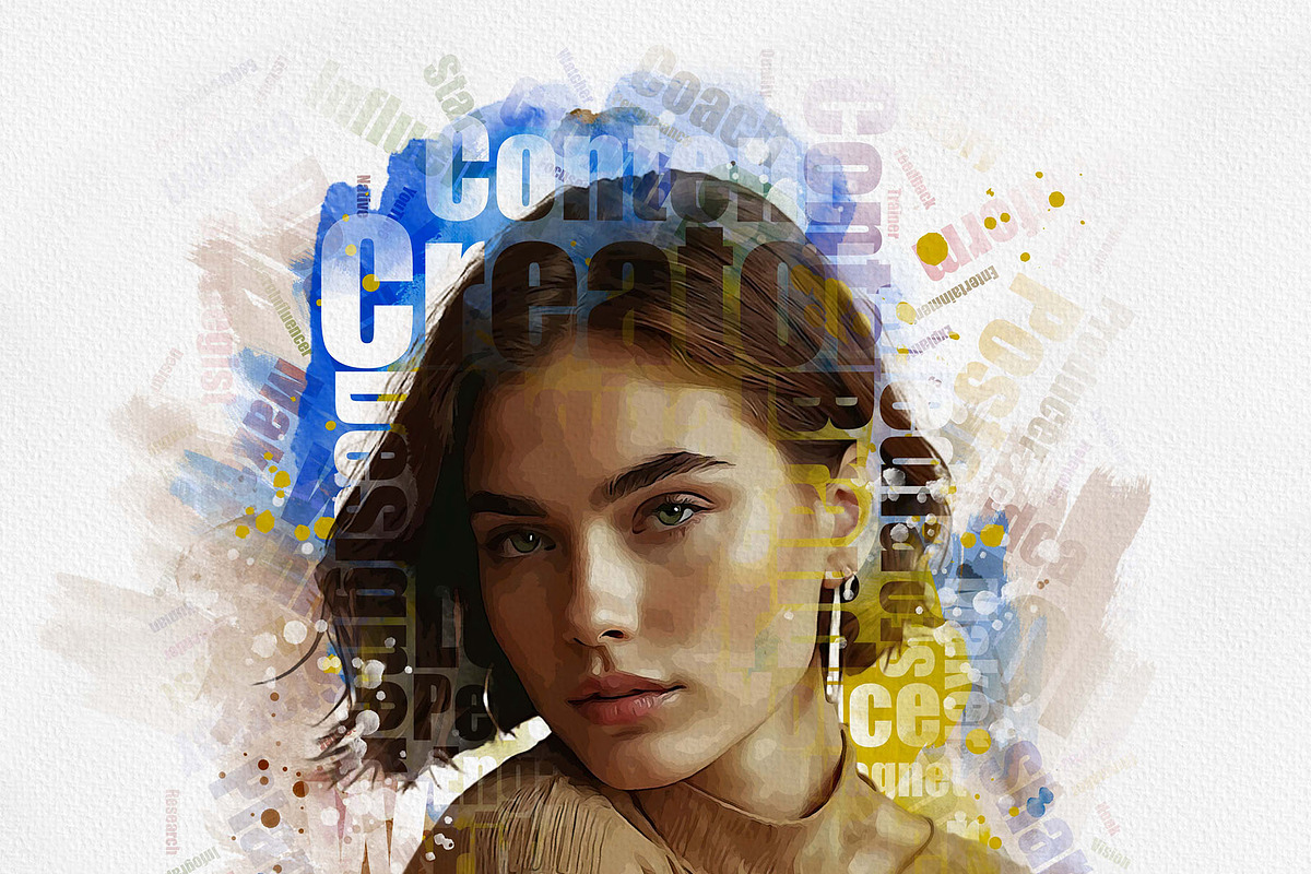 Typography Portrait Artistic Effect, an Action Add-On by MRI STUDIO (Photo 16 of 28)