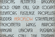 Aeroflow - Vintage Aviation Display, a Sans Serif Font by HipFonts (Thumbnail 8 of 10)