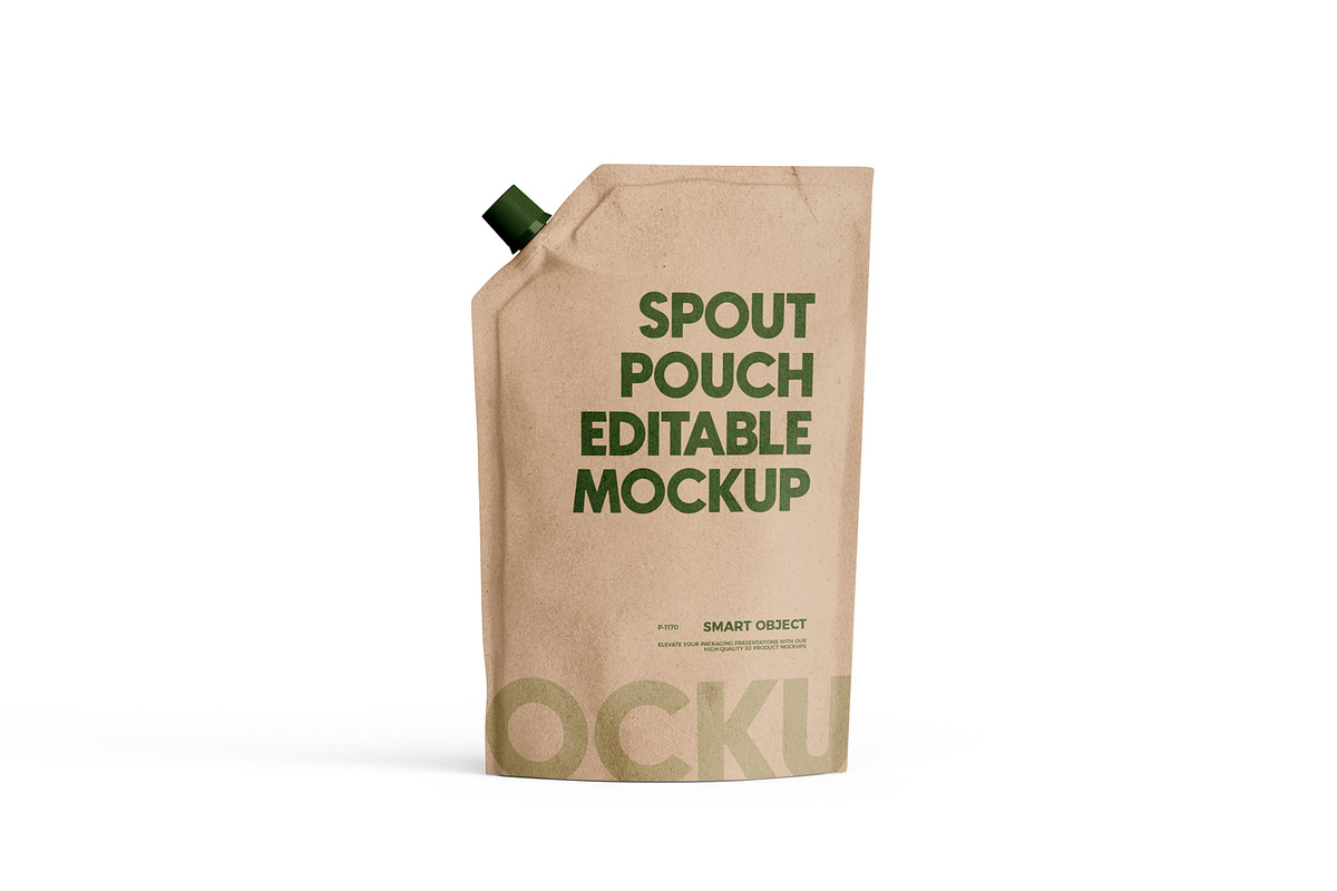 Standup Spout Pouch Mockup, a Packaging Mockup by Ram Studio LLC (Photo 8 of 17)