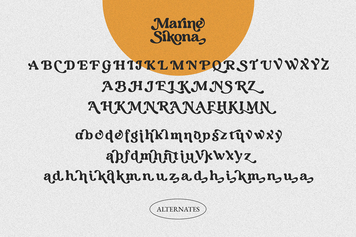Marine Sikona – Modern Retro Serif, a Serif Font by BrandSemut (Photo 15 of 17)