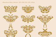 Moonlit Moths - Set and Patterns, a Pattern Graphic by PenguinHouse (Thumbnail 14 of 14)