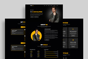 Portfolio Landing Page Template, a Landing Page Template by nandinigraphics (Thumbnail 1 of 3)